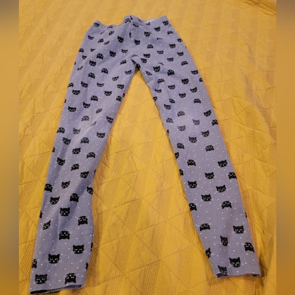 Girl's leggings. Black Cat themed - Picture 3 of 7